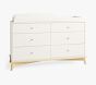 Sydney 6-Drawer Dresser &amp; Topper Set (56w x 19d&quot;)