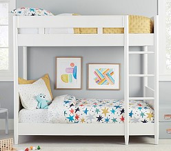 west elm x pbk Mid-Century Twin-Over-Twin Bunk Bed