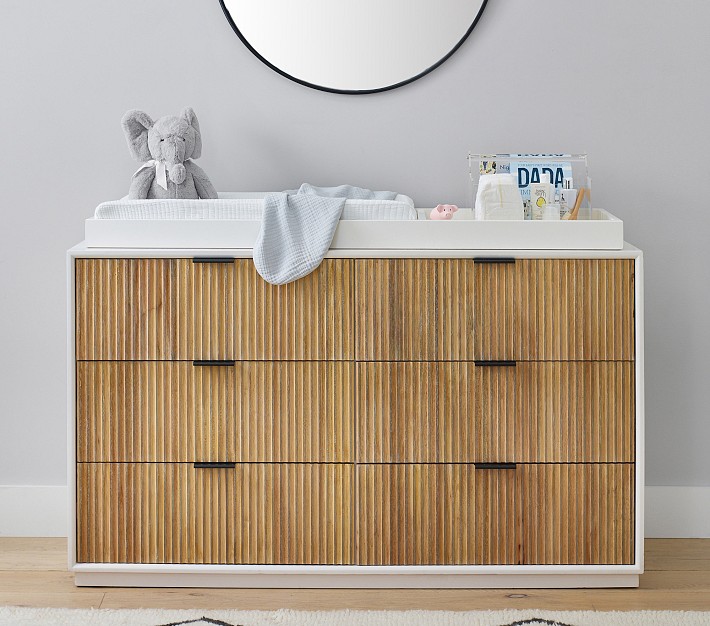 west elm x pbk Quinn Extra-Wide Dresser &amp; Topper Set