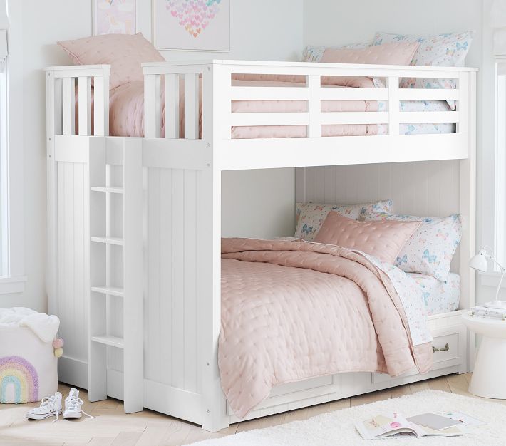 Belden Full Over Full Bunk Bed Charcoal