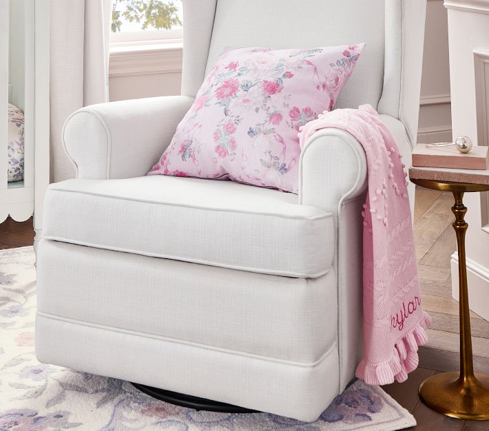 Pottery barn pink blanket sale