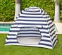 Navy Rugby Stripe Sun Tent