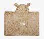 Faux-Fur Labradoodle Baby Hooded Towel