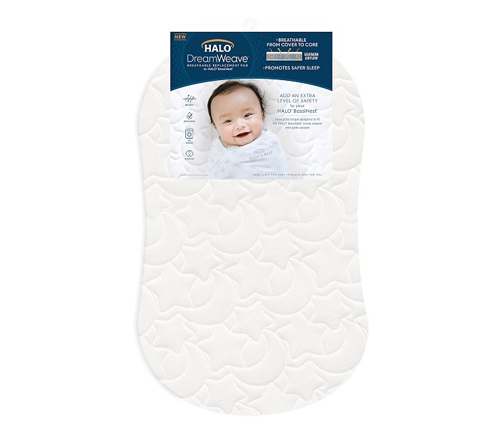 HALO&#174; DreamWeave&#8482; Breathable Bassinet Mattress Pad