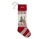 Reindeer Heirloom Knit Christmas Stocking