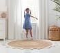 Chenille Jute Round Rug