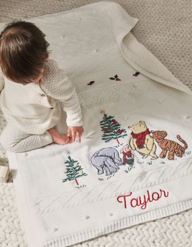 Personalized Custom Baby Blankets Swaddles Pottery Barn Kids