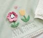 Flower Garden Heirloom Baby Blanket