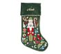 Rifle Paper Co. Nutcracker Embroidered Velvet Christmas Stocking