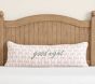 Goodnight Sentiment Pillow