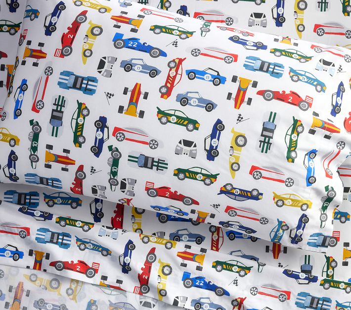 Race car sheets best sale