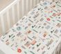 Rifle Paper Co. Globe Trotter Organic Crib Fitted Sheet