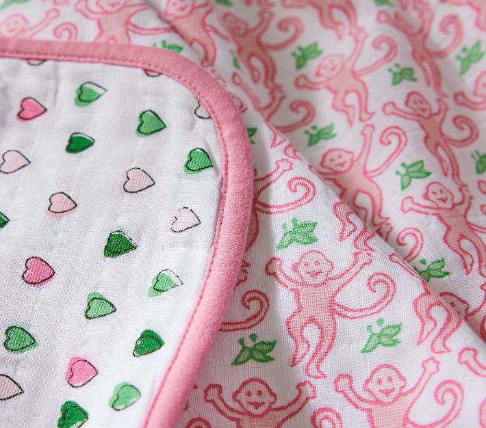 Roller Rabbit Oversized Muslin Baby Blanket