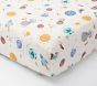 Space Organic Crib Fitted Sheet