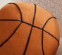 Basketball Shaped Washed Canvas Pillow