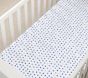 Roller Rabbit Multi Hearts Organic Crib Fitted Sheet