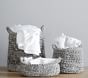 Gray Chunky Knit Nursery Storage