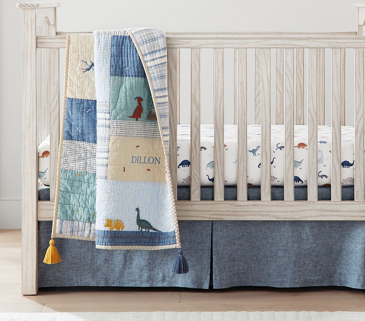 Dillon Dino Baby Quilt Pottery Barn Kids