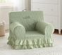 Kids Anywhere Chair&#174;, Trellis Ruffle Sage Slipcover Only