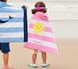 Sunshine Stripe Beach Hooded Towel