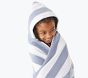 Rugby Stripe Kid Hooded Towels