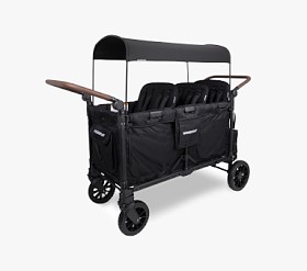 Wonderfold W6 Luxe Pro 6 Seater Stroller Wagon Jet Black