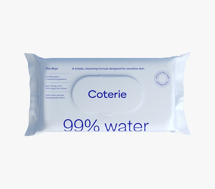 Coterie Baby Wipes, Pack of 4