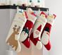 west elm x pbk Modern Snowman Felt Stocking