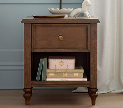 Chris Loves Julia Turned Wood Nightstand (20")