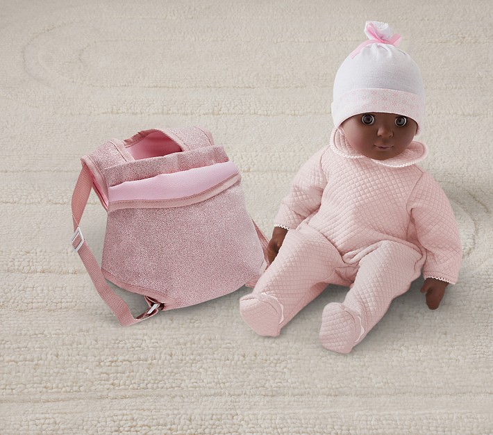 G&#246;tz Baby Doll Pink Glitter Carrier Bundle Set