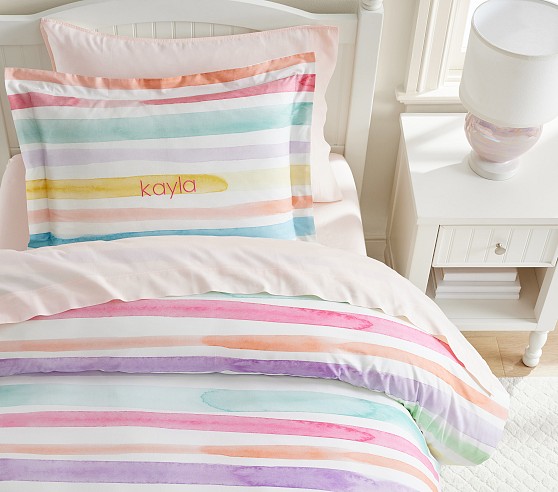 Pottery barn rainbow duvet hotsell