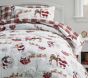 White Santa Comforter &amp; Shams