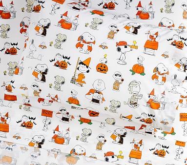 Peanuts Halloween deals sheets