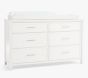 Camden Extra-Wide Nursery Dresser & Topper, Simply White, In-Home Delivery