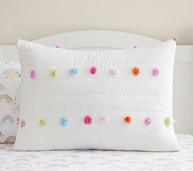 NEW cheapest Pottery Barn Pom Pom Twin Duvet Cover