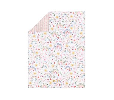 Heritage Rainbow Baby/Toddler Quilt ,Multi