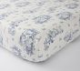 Disney's Winnie the Pooh Organic Toile Crib Fitted Sheet