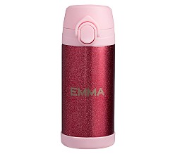 Mackenzie Pink Sparkle Glitter Water Bottle