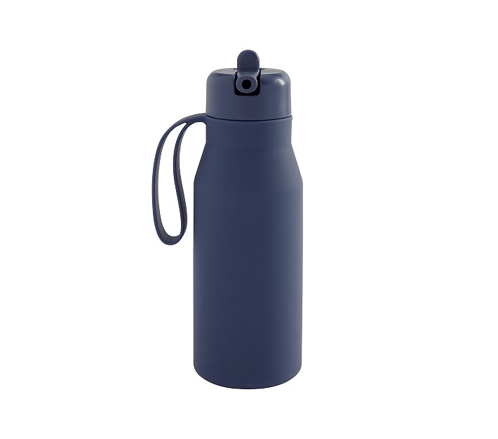 Sawyer Navy Silicone Water Bottle