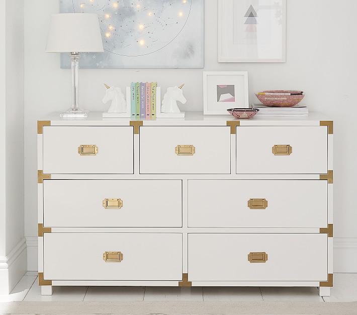 Gemma Campaign Extra Wide Dresser