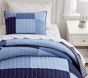 Handcrafted Denim Patchwork Quilt &amp; Shams