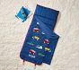 Mackenzie Blue Chenille Trucks Nap Mat