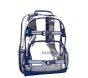 Mackenzie Clear With Navy Trim Backpack