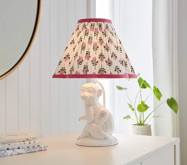 Roller Rabbit Rosebud Monkey Table Lamp (12&quot;)