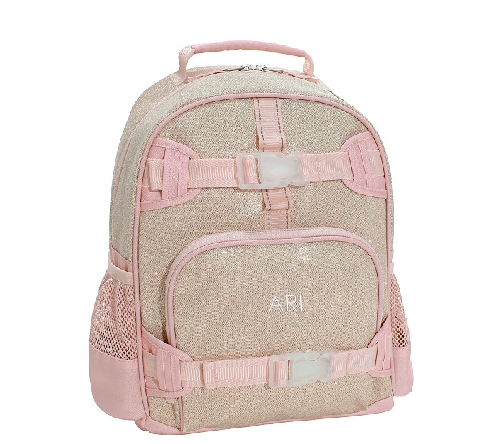 Mackenzie Blush/Gold Glitter Backpacks