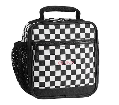 Checkerboard lunch box on sale