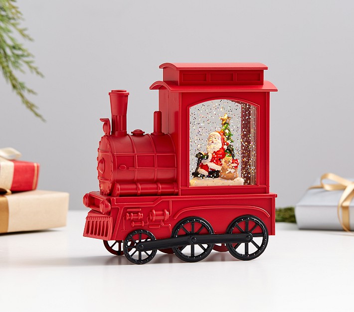 Musical Light-Up Train Snow Globe