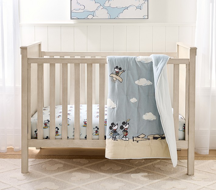 Disney Home x Sanderson Mickey Mouse Clouds Baby Bedding