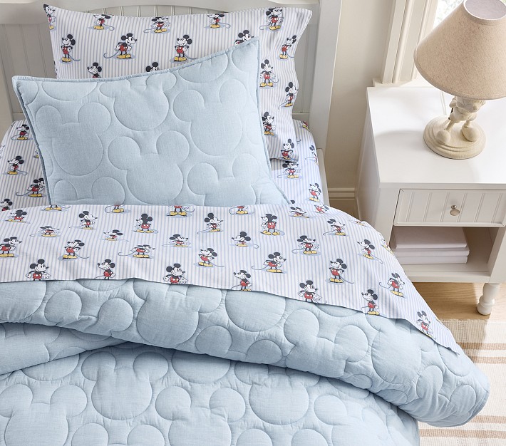 Disney Home x Sanderson Mickey Mouse Reversible Quilt &amp; Shams