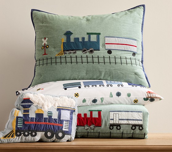 Personalised Train Cushion , Little Engine Driver , My Own Train Cushion , Train Baby Room, Train Lover popular , Nursery Cushion